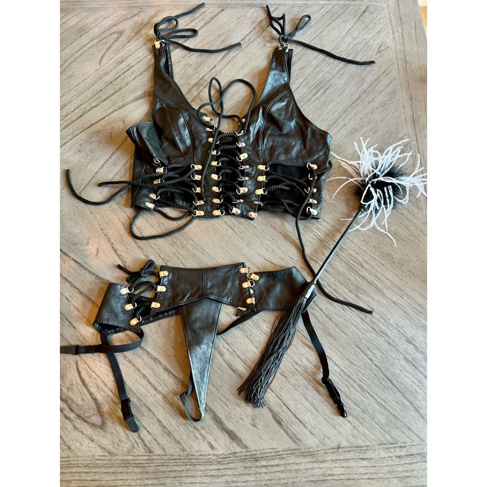 Leather Dominatrix Costume